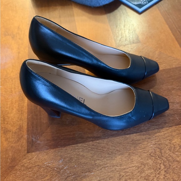 Chanel Black Leather Heels - Picture 4 of 9